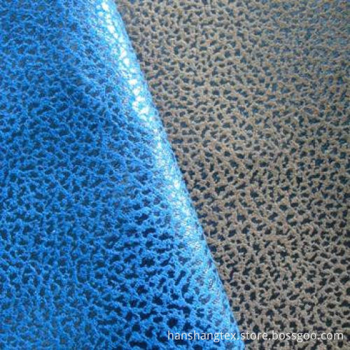 Sofa and Upholstery Foiled Suede Fabric
